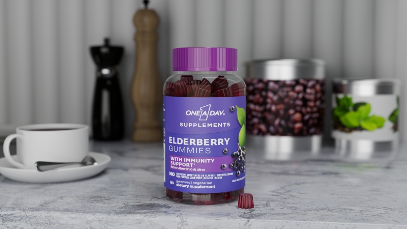 One A Day Elderberry Gummies - Lifestyle Scene